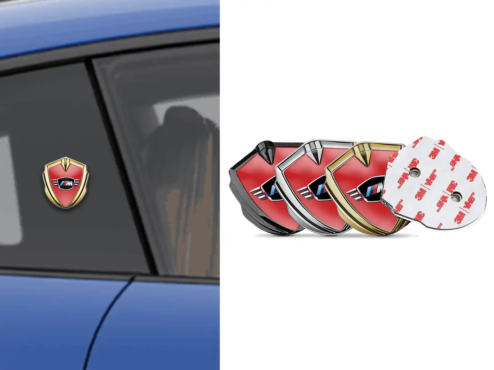 BMW Metal Emblem Badge Modern Look High-End